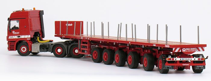 Picture Mercedes-Benz / Nooteboom Actros 2655 w/ ballast trailer – “Riga Mainz”