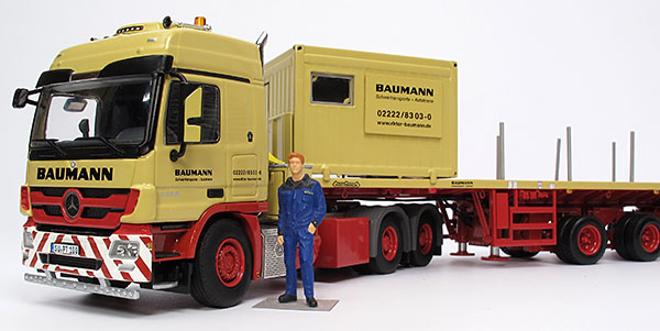 Picture Mercedes-Benz / Nooteboom Actros 3355 w/ ballast trailer – “Baumann”