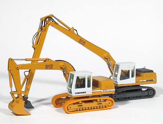 Picture Liebherr R 914 B w/ long reach ditch cleaning eq.
