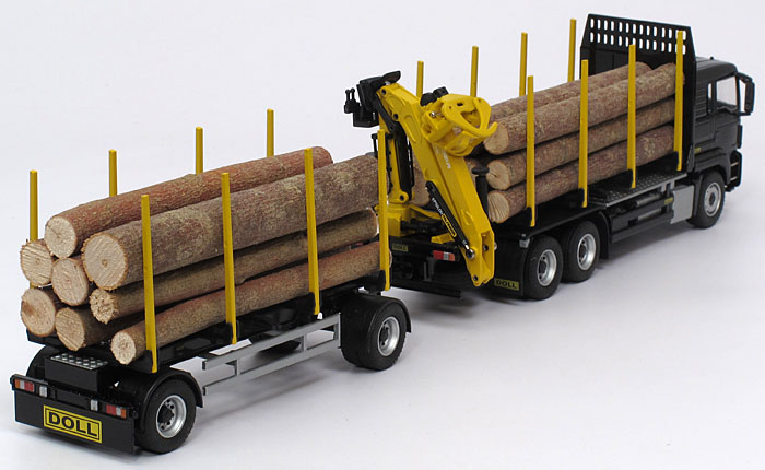 Picture MAN / Palfinger / Doll TGS 33.560 short timber transport – „Doll“
