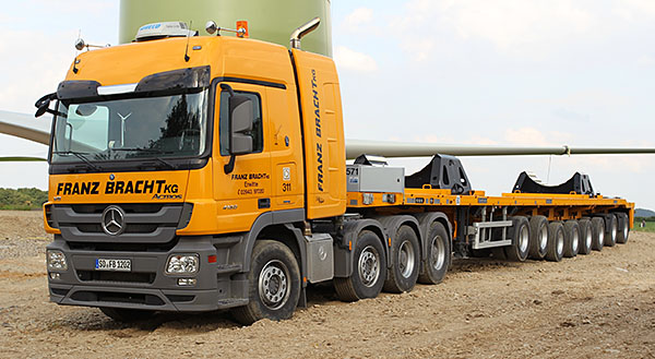 Picture Mercedes-Benz / Goldhofer Actros 4160 / SPZ-DH8-83/80 – “Franz Bracht”