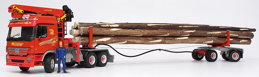 Picture Mercedes-Benz / Palfinger / Doll Actros long timber transport – „Rupp“