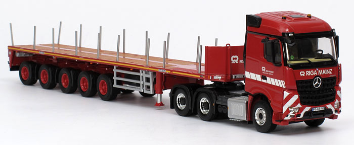 Picture Mercedes-Benz / Goldhofer Arocs w/ ballast trailer – “Riga Mainz”