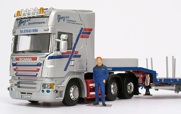 Picture Scania / Nooteboom R480 w/ lowloader semitrailer – “Binz KG”