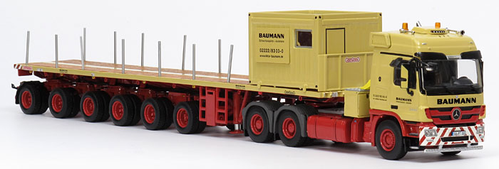 Foto Mercedes-Benz / Nooteboom Actros 3355 mit Ballasttrailer – „Baumann“