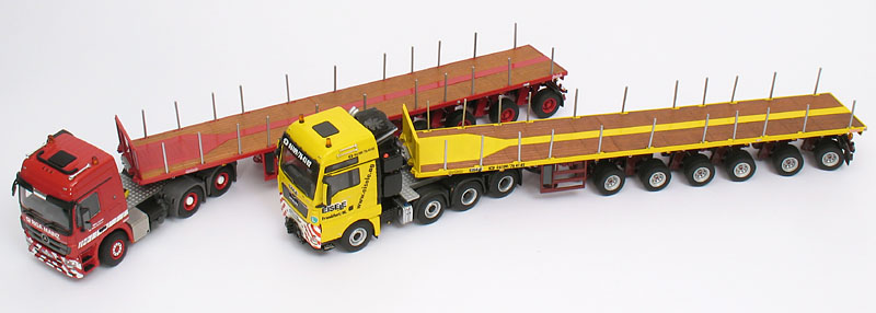 Foto Mercedes-Benz / Nooteboom Actros 2655 mit Ballasttrailer – „Riga Mainz“