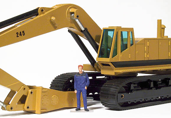 Foto Caterpillar 245 mit Hammer