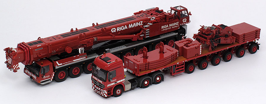 Foto Mercedes-Benz / Nooteboom Actros 2655 mit Ballasttrailer – „Riga Mainz“