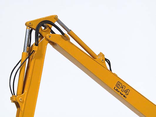 Foto Liebherr R 914 B mit Böschungsstiel