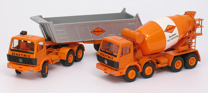 Foto Mercedes Benz / Meiller SK 2635 mit Kippsattelauflieger &ndash; &bdquo;Readymix&ldquo;