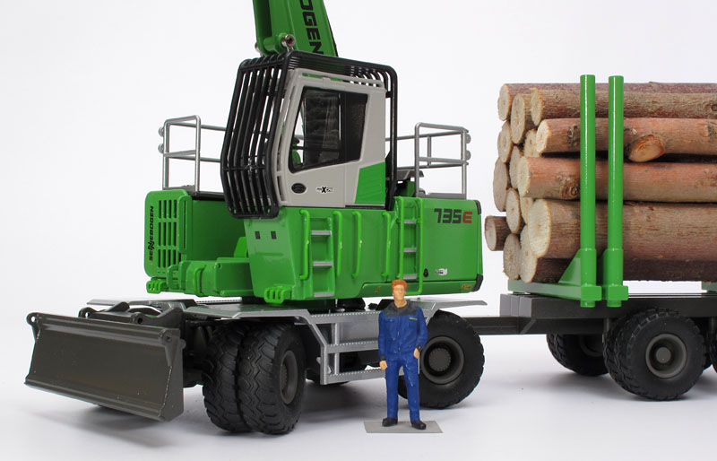 Foto Sennebogen 735E mit Anhänger